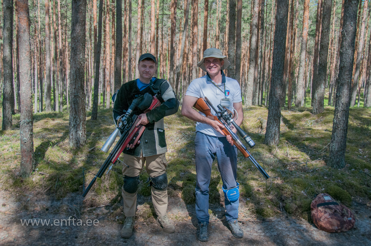 117 Sergejus Titarenko LT and Roberto Menichelli IT